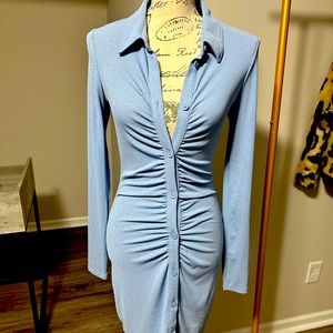 H&M Blue Shirt Dress